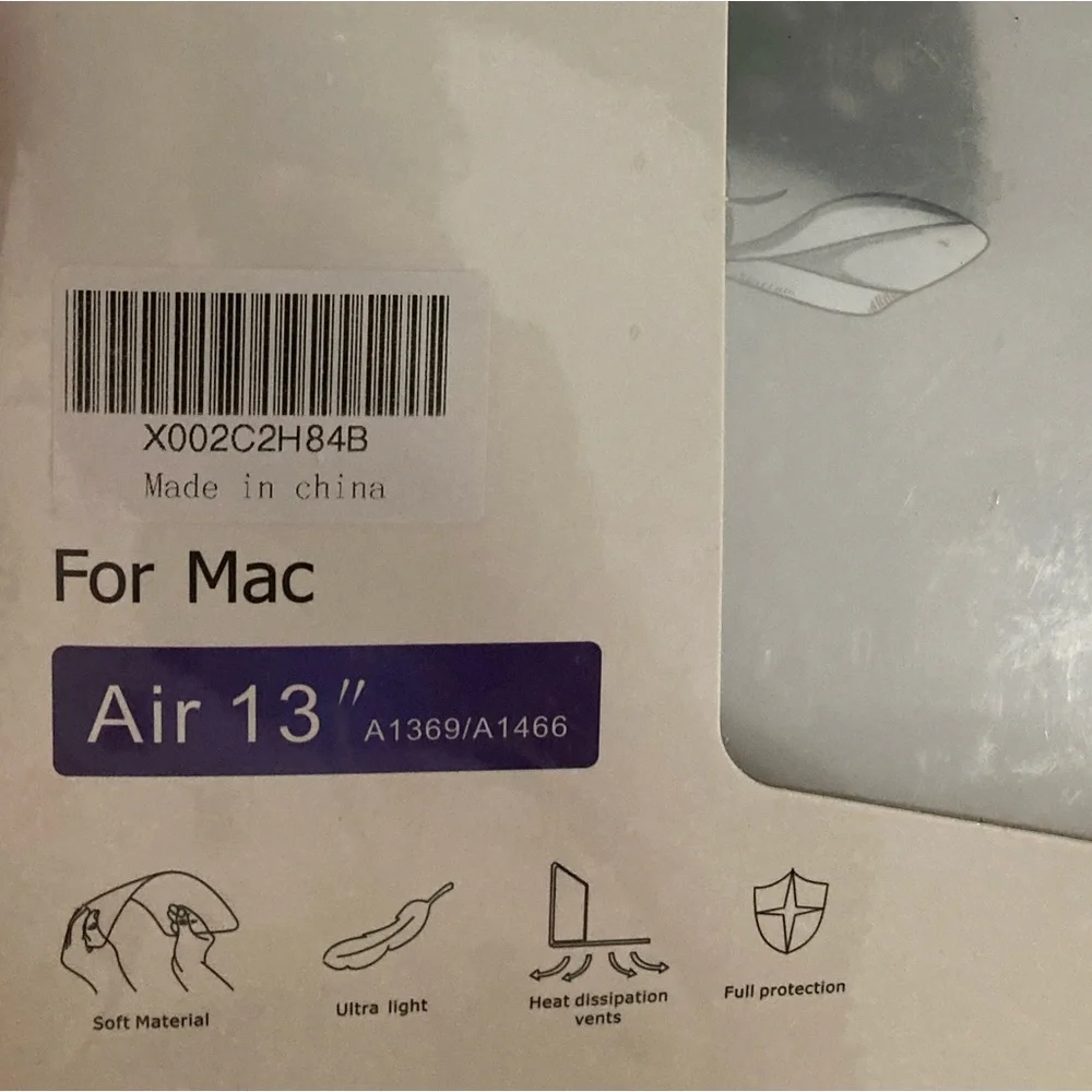Hard Shell Case for Mac Air 13 Giraffe Design
